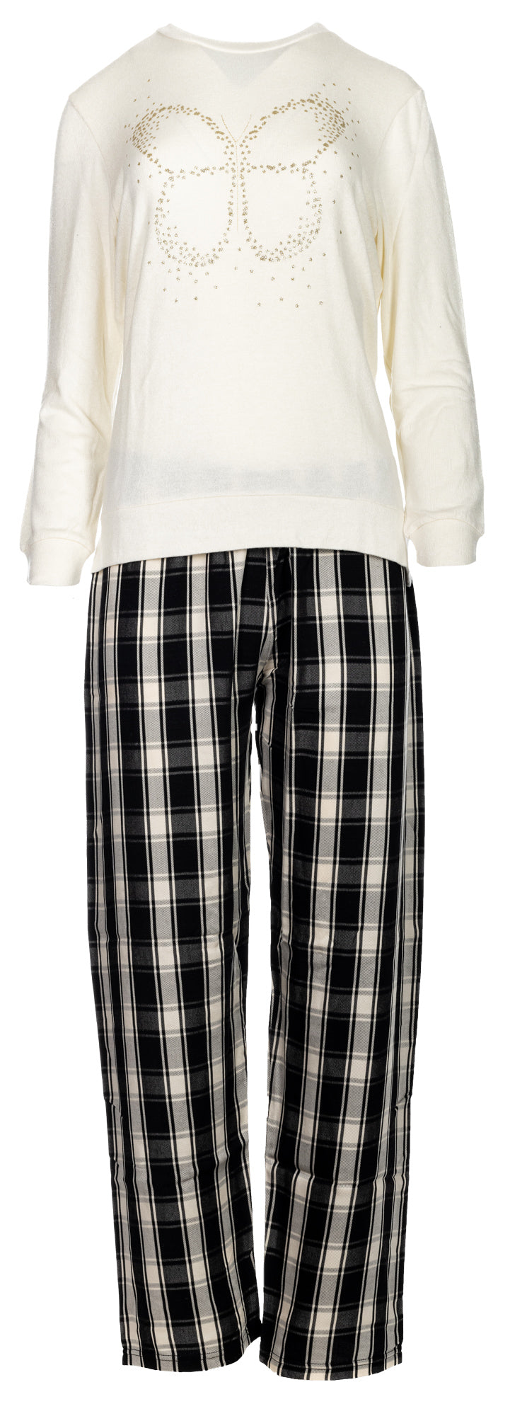 Pink Label - Pyjama Black Plaid