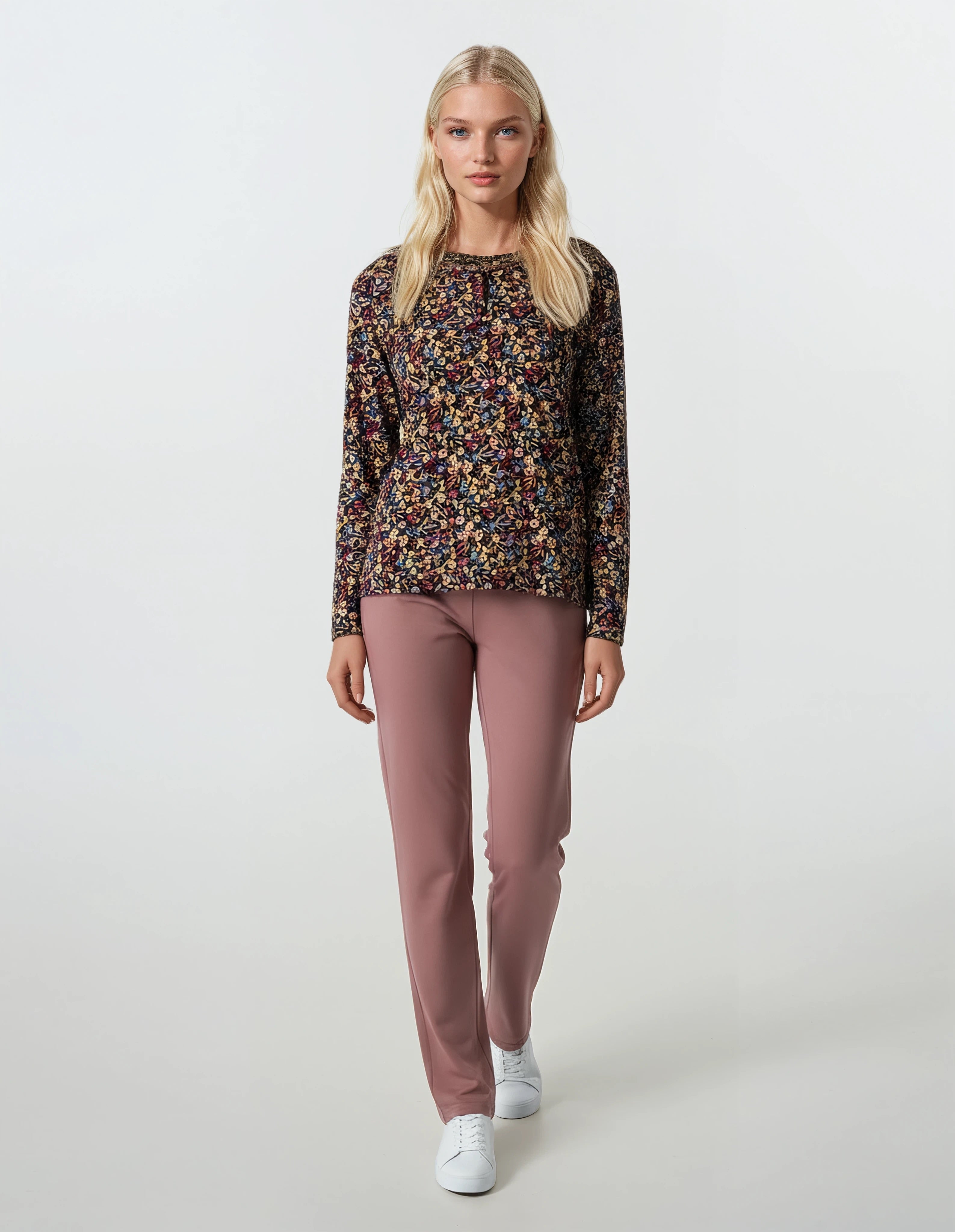 Pink Label - Pyjama Purple Flowers