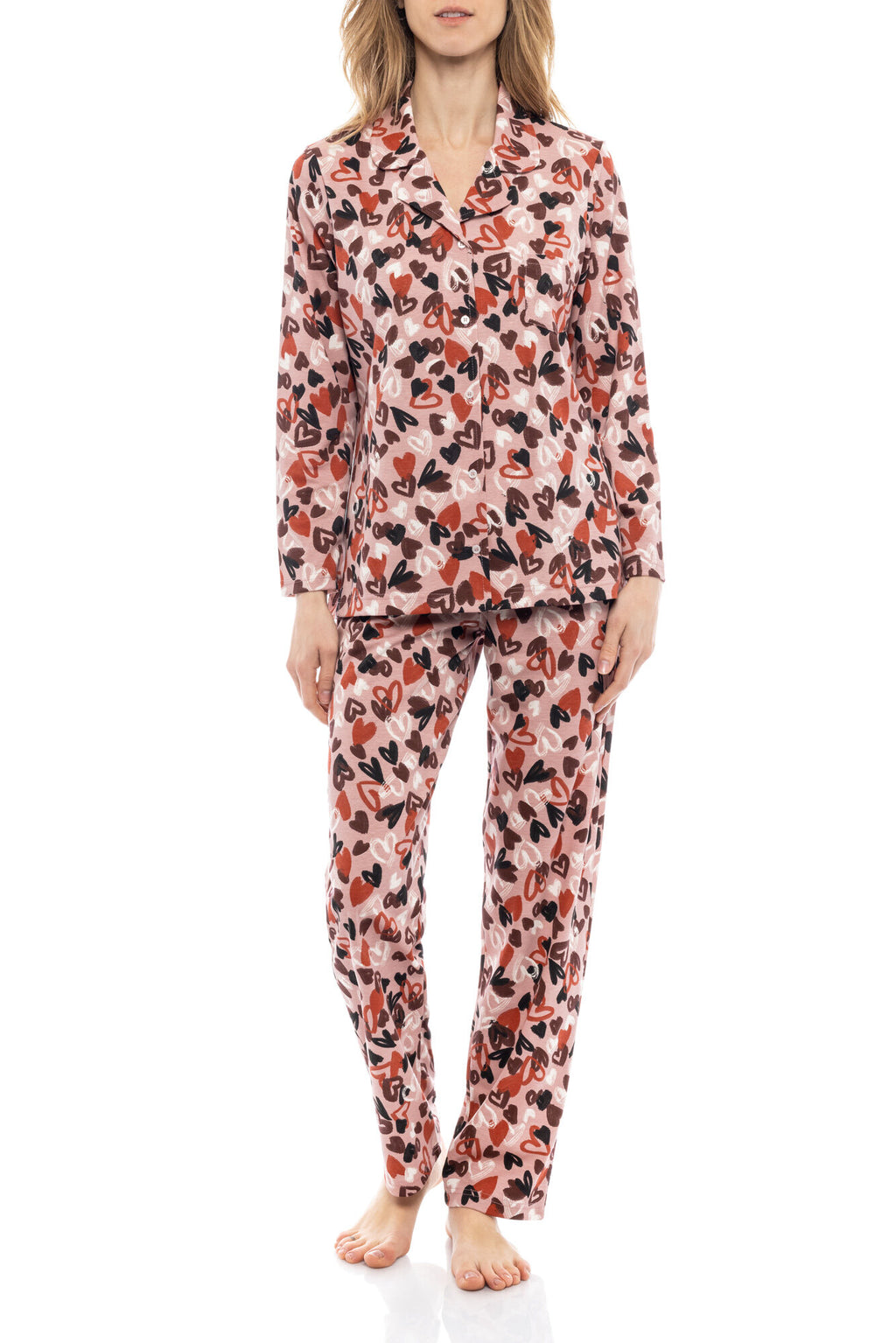 Pink Label - Pyjama Pink Heart
