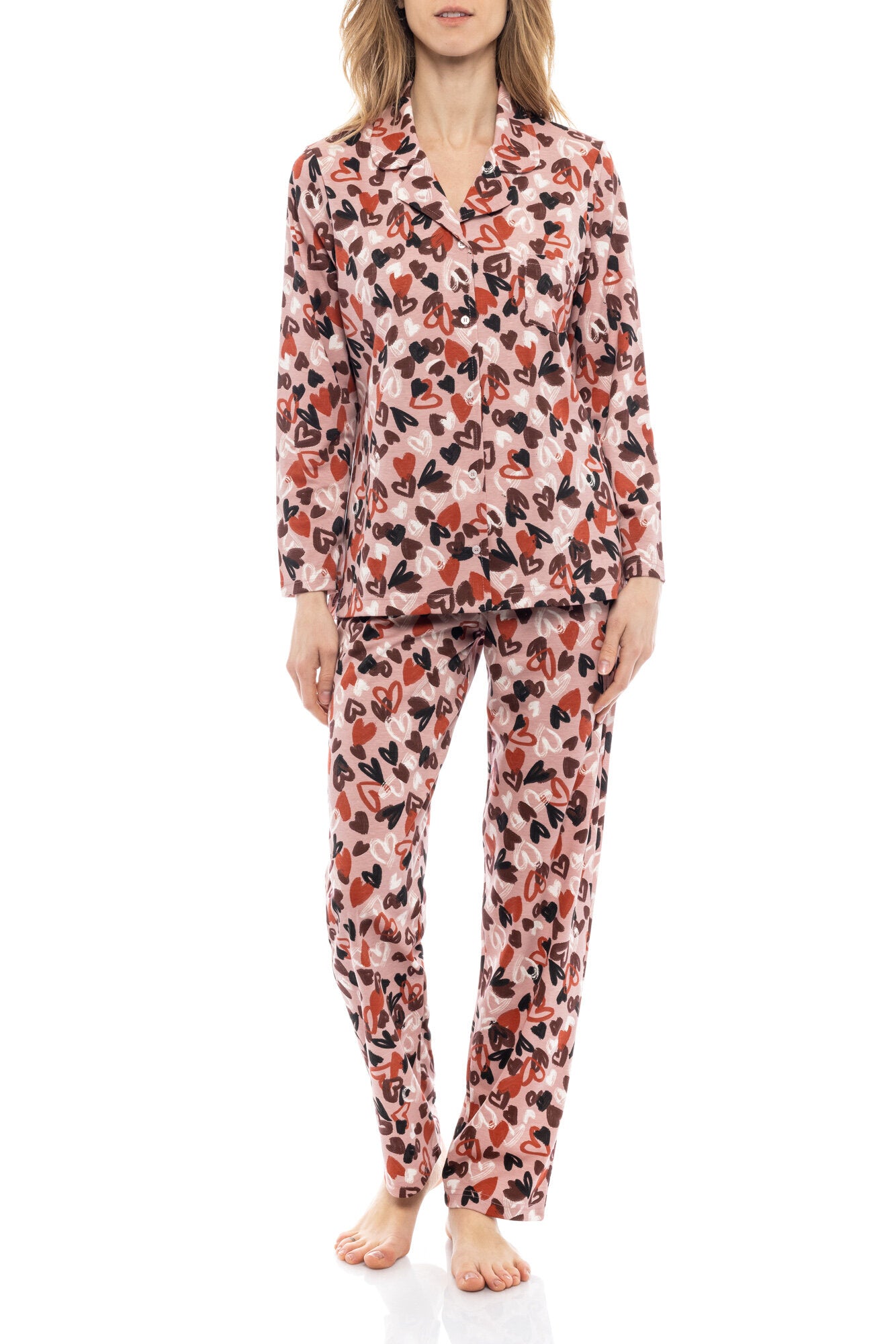 Pink Label - Pyjama Pink Heart