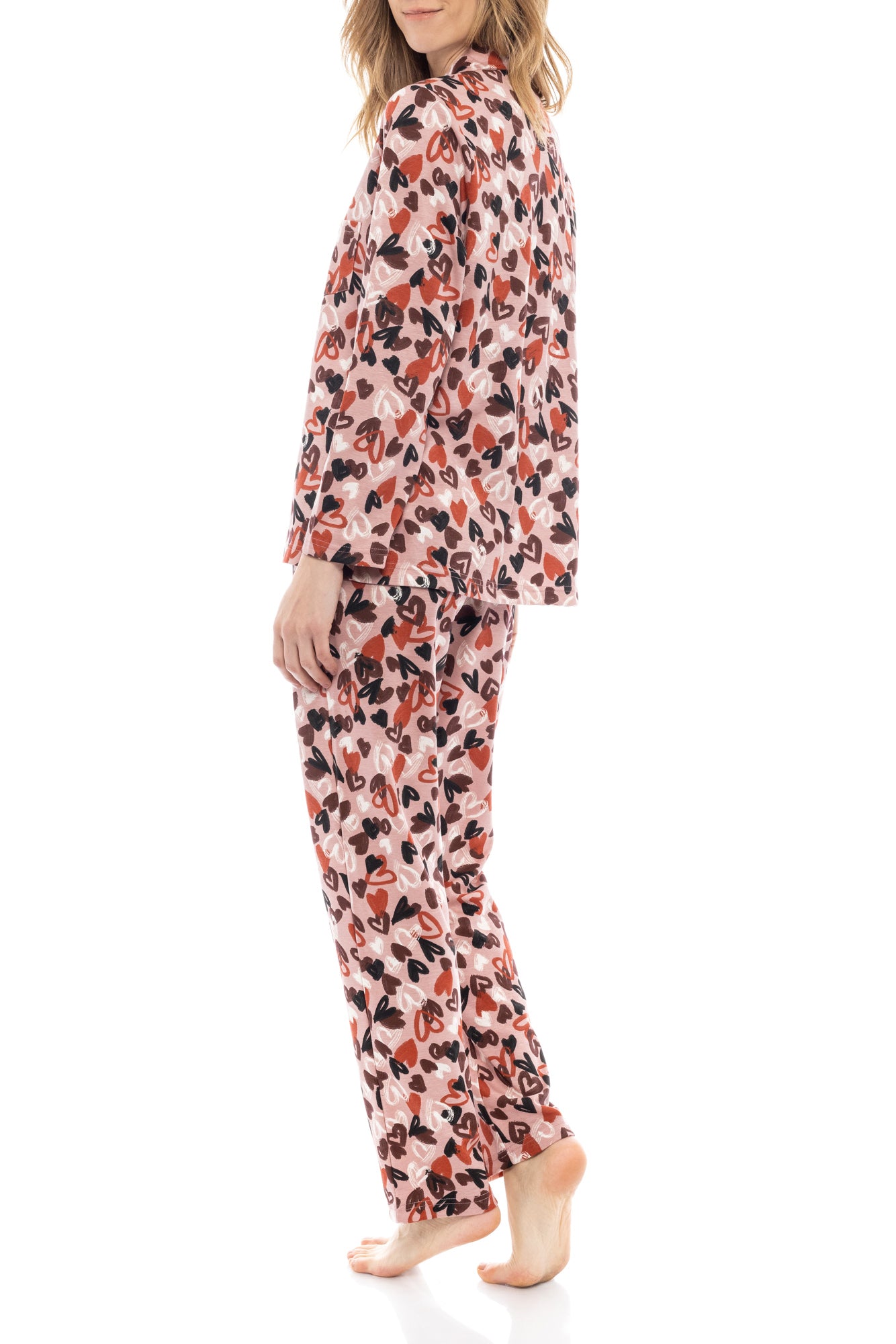Pink Label - Pyjama Pink Heart