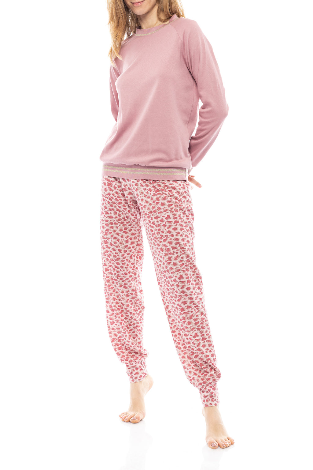 Pink Label - Pyjama Pink Leo
