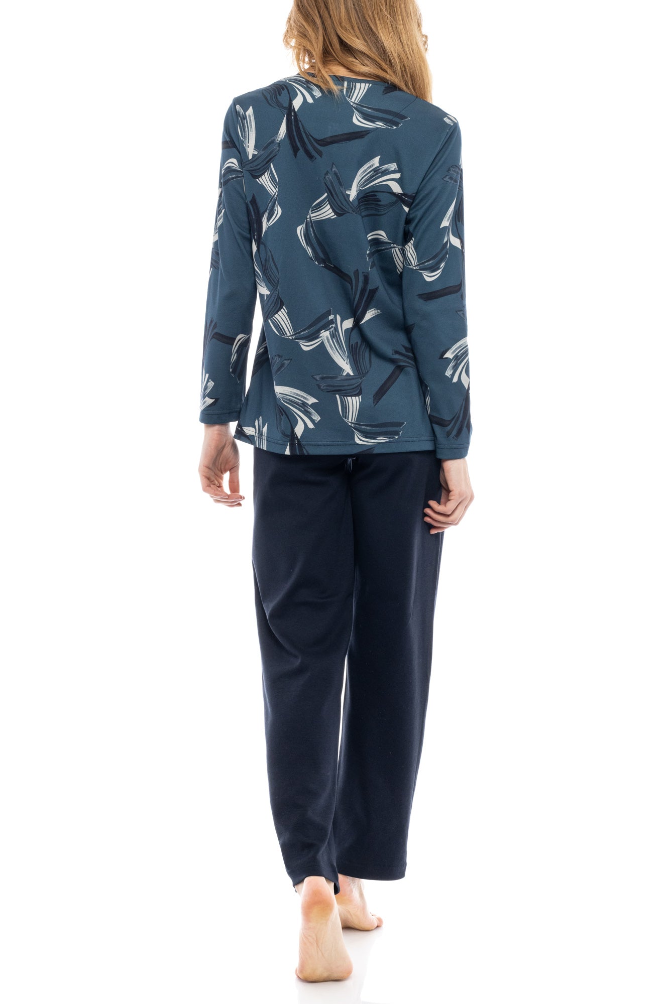 Pink Label - Pyjama Blue Leaf