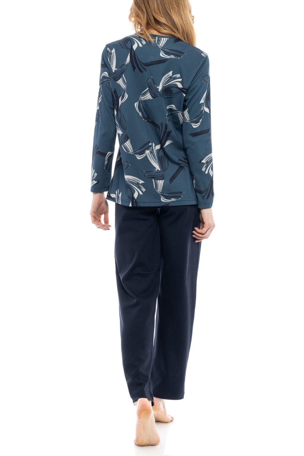 Pink Label - Pyjama Blue Leaf