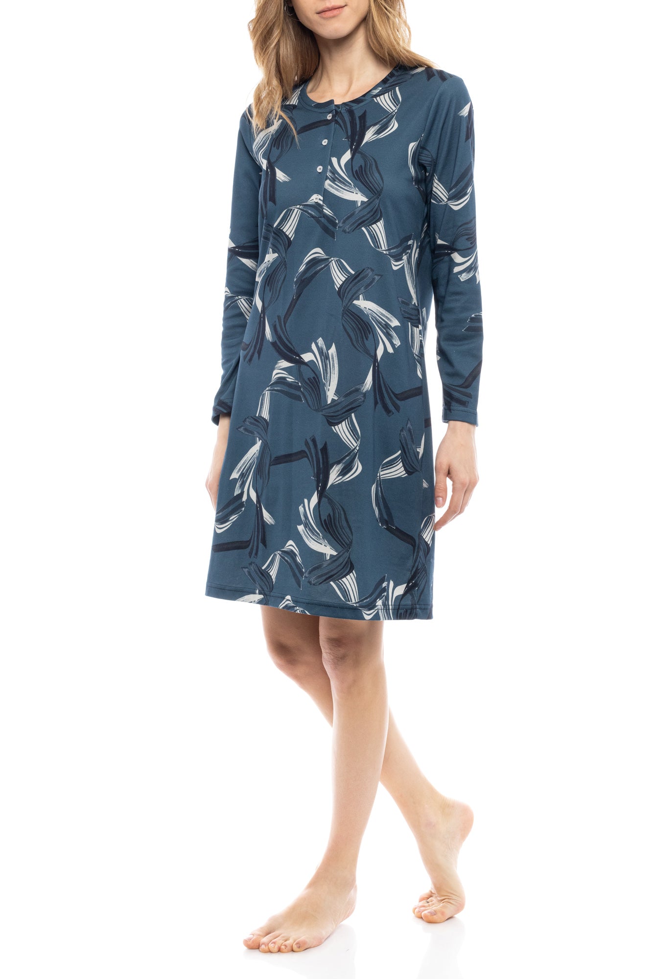 Pink Label - Nightgown Blue Leaf
