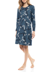 Pink Label - Nightgown Blue Leaf
