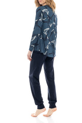 Pink Label - Pyjama Blue Leaf