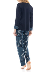 Pink Label - Pyjama Blue Leaf