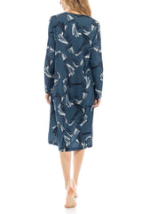 Pink Label - Nightgown Blue Leaf Classic