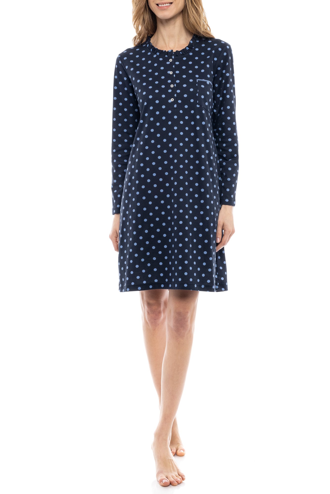 Pink Label - Nightgown Blue Dot