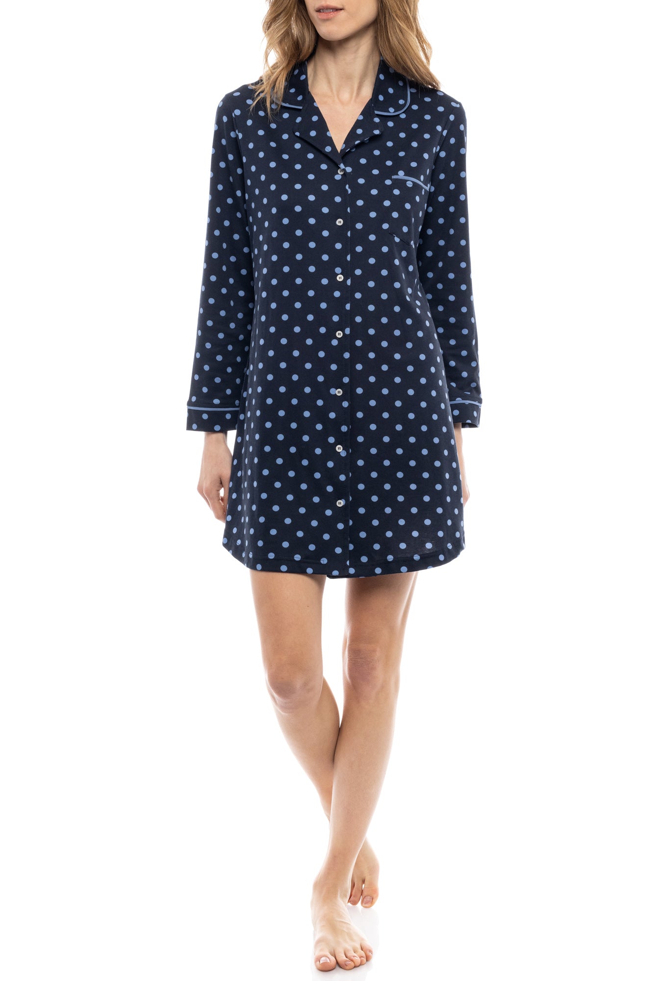 Pink Label - Nightgown Blue Dot