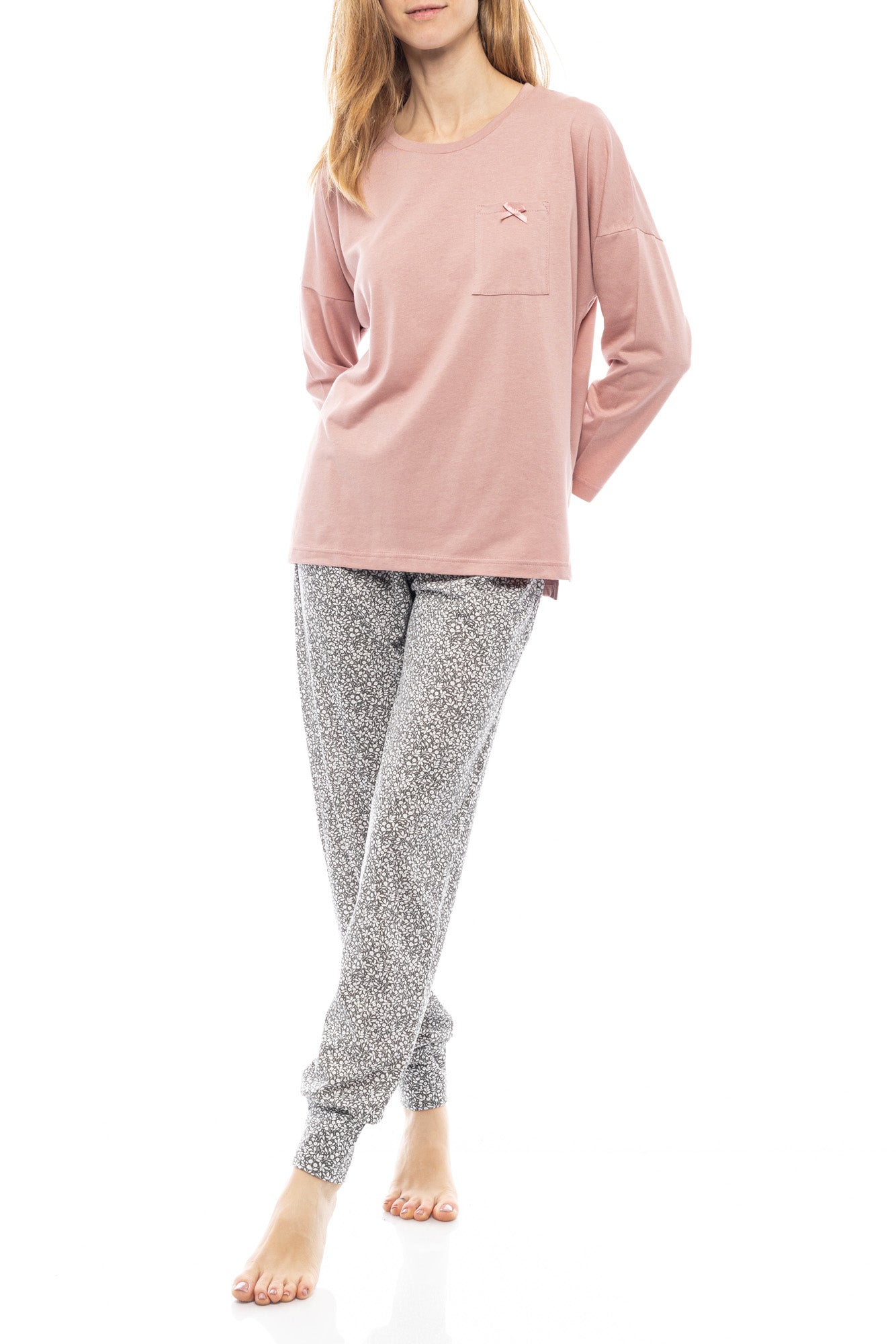 Pink Label - Pyjama Grey Leaf