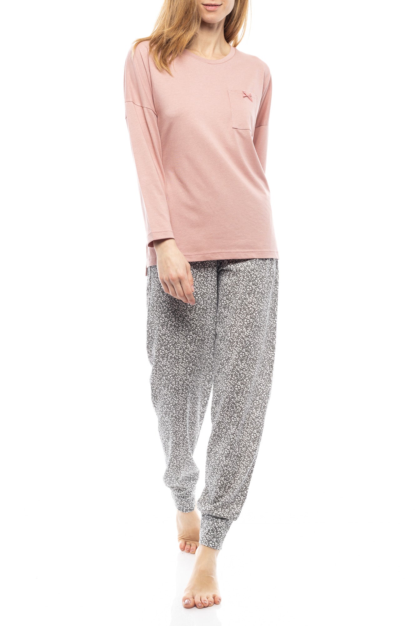 Pink Label - Pyjama Grey Leaf