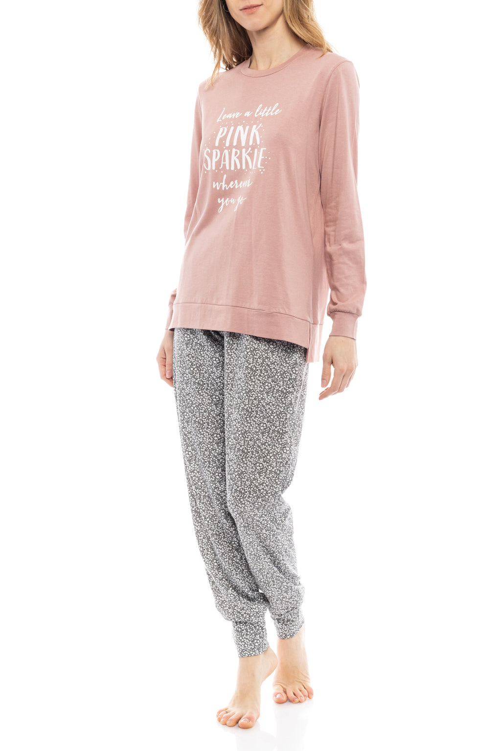Pink Label - Pyjama Grey Leaf
