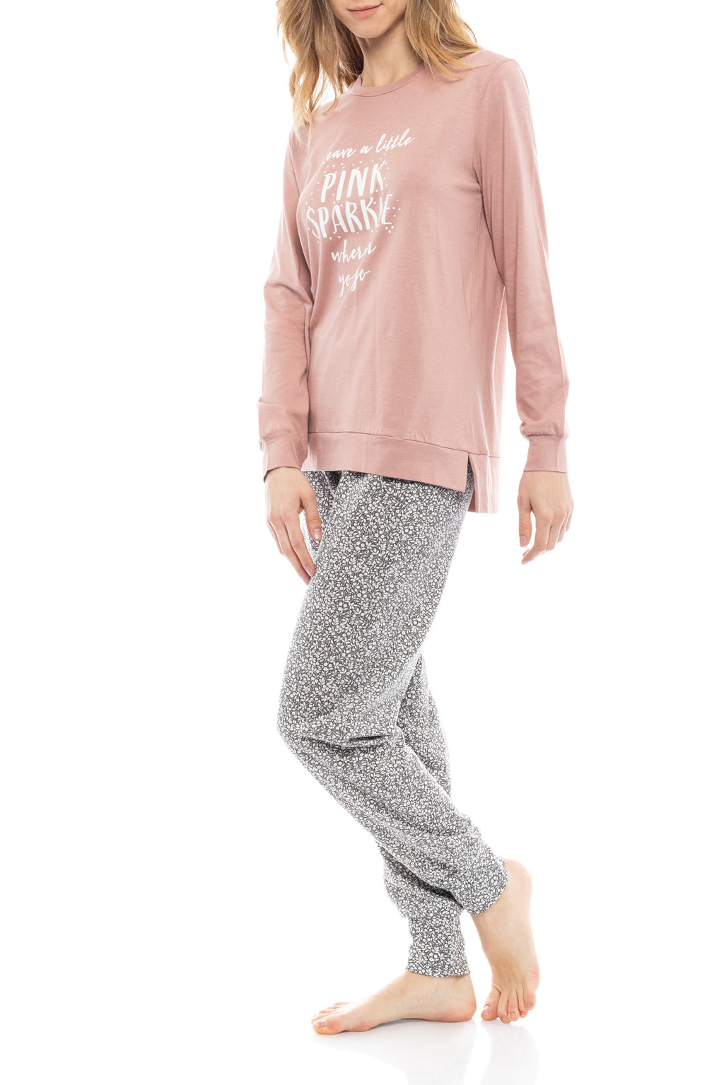 Pink Label - Pyjama Grey Leaf