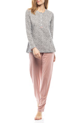 Pink Label - Pyjama Grey Leaf