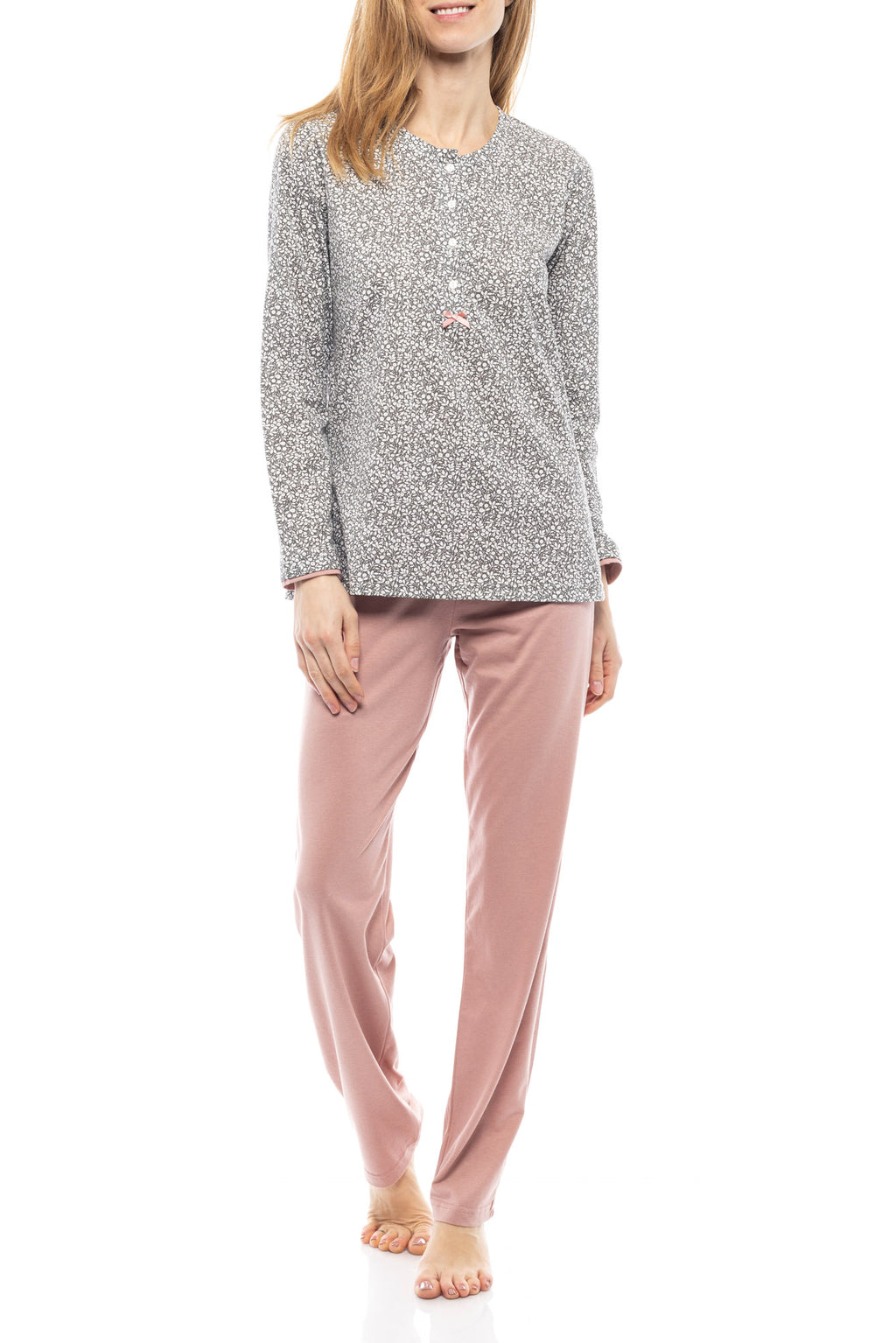 Pink Label - Pyjama Grey Leaf