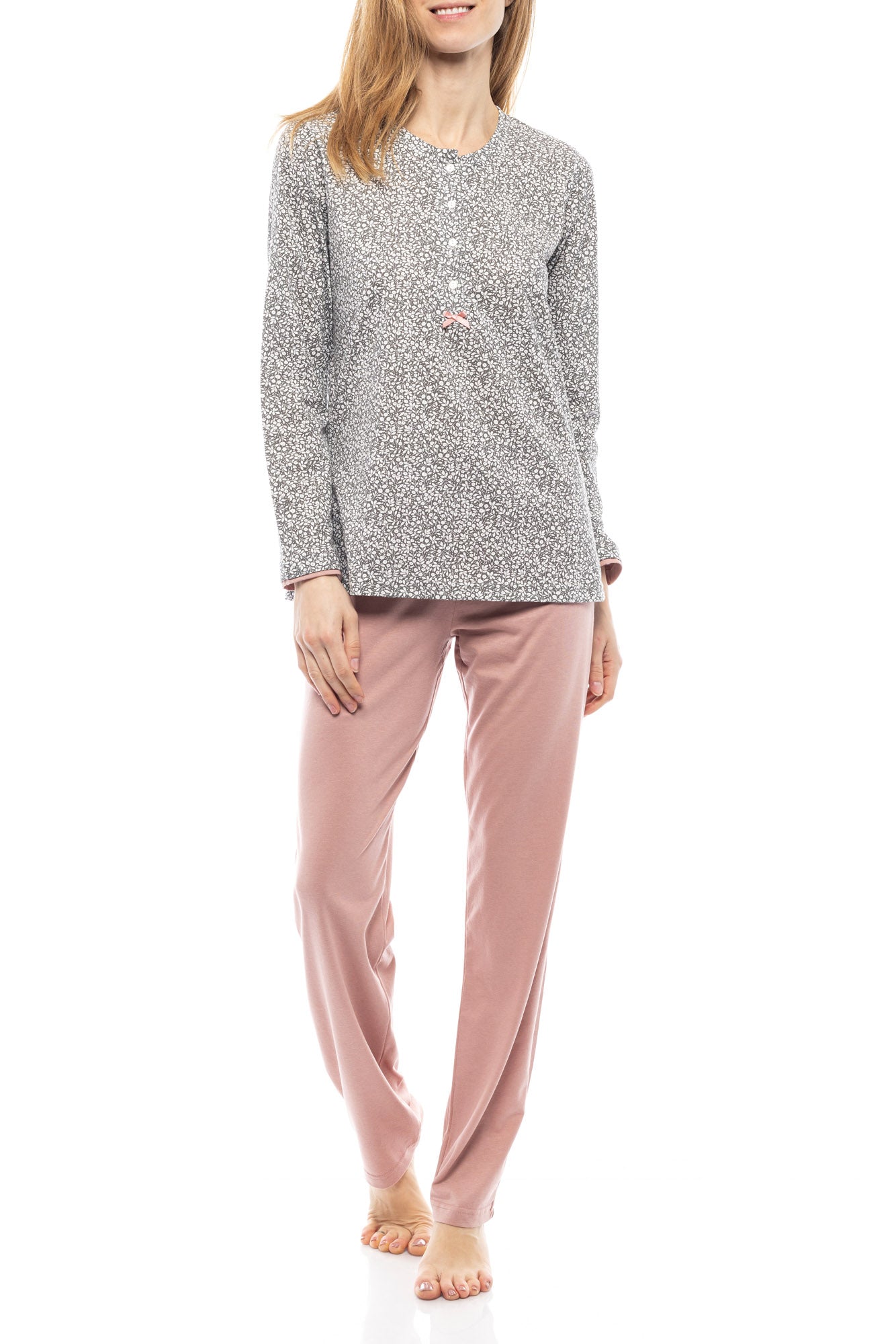 Pink Label - Pyjama Grey Leaf