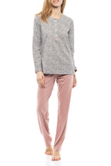 Pink Label - Pyjama Grey Leaf