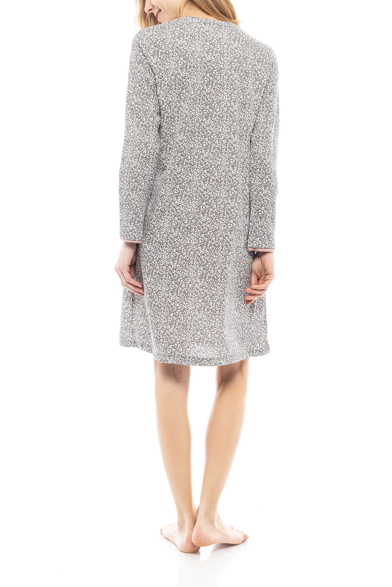 Pink Label - Nightgown Grey Leaf