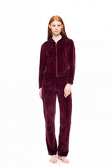 Pink Label - Velvet Tracsuit Set Pink Angel
