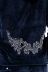 Pink Label - Velvet Tracsuit Set Pink Angel