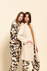Pink Label - Pyjama Buttoned Gold Leaf