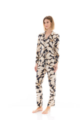 Pink Label - Pyjama Buttoned Gold Leaf
