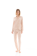 Pink Label - Pyjama Buttoned Cinnamon Leo