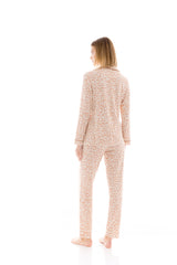 Pink Label - Pyjama Buttoned Cinnamon Leo