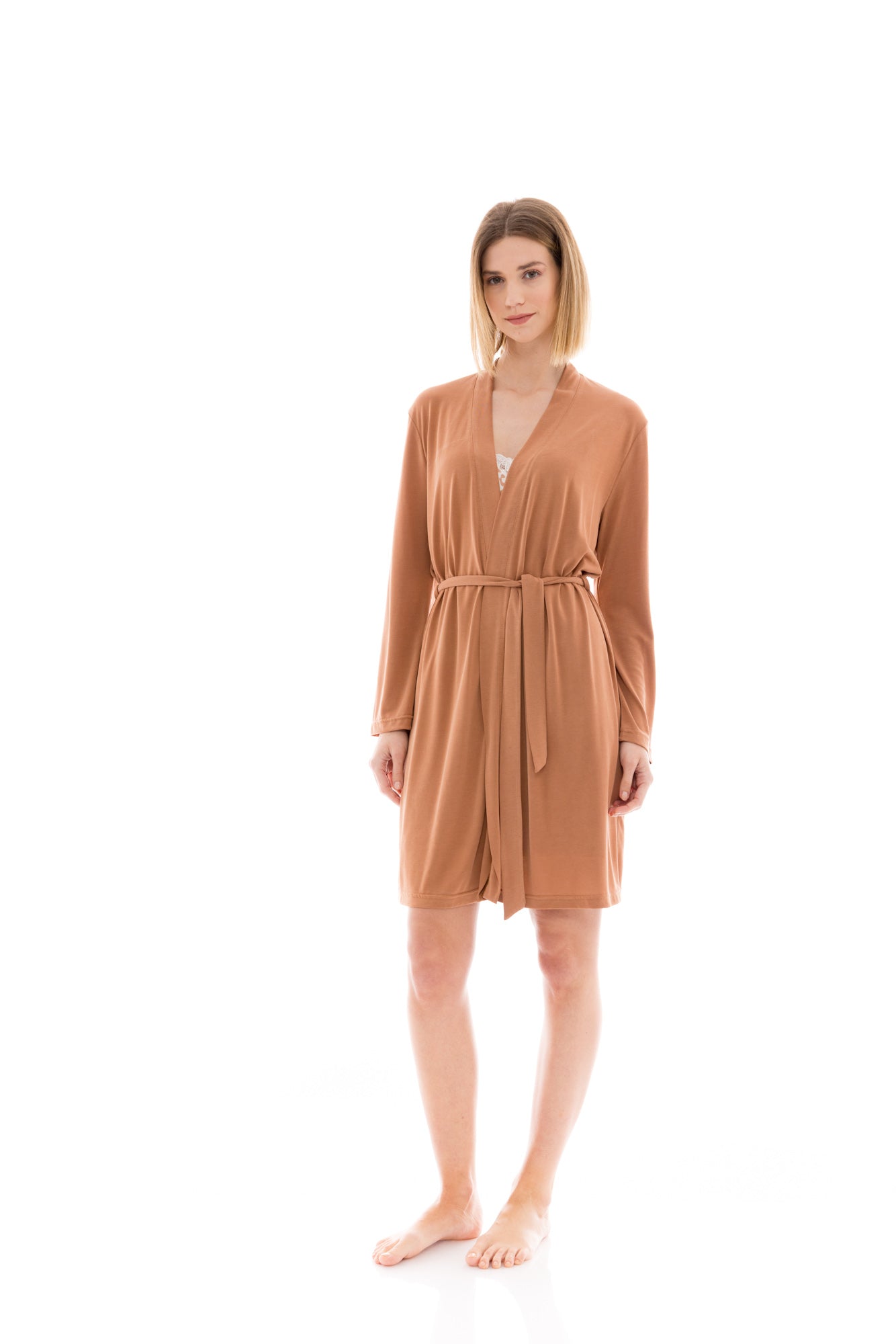 Pink Label - Nightgown Set 2Pcs Cinnamon Leo