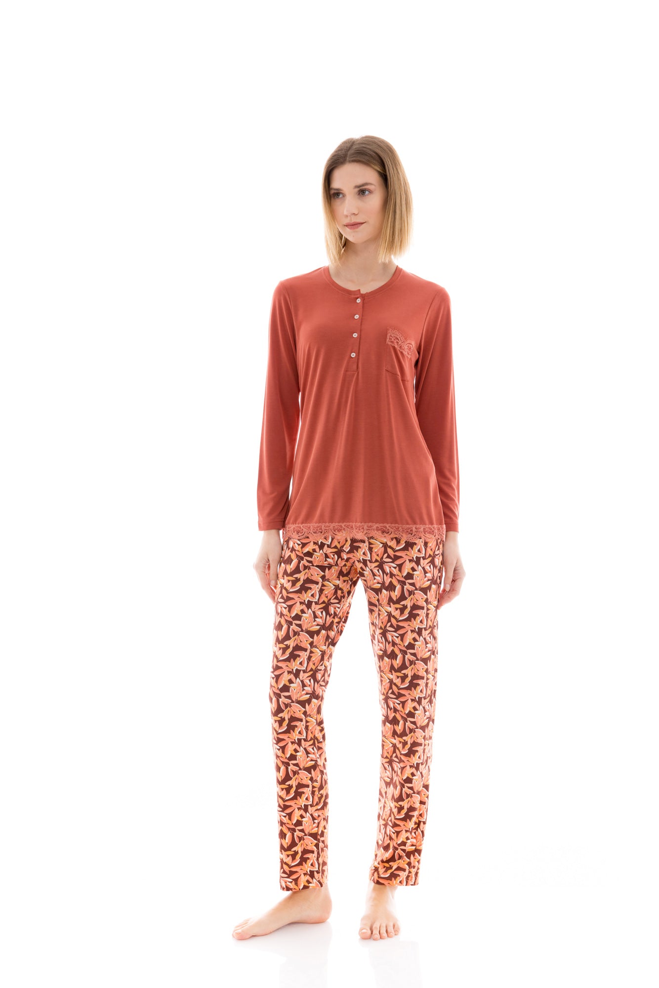 Pink Label - Pyjama Bronze Leaf
