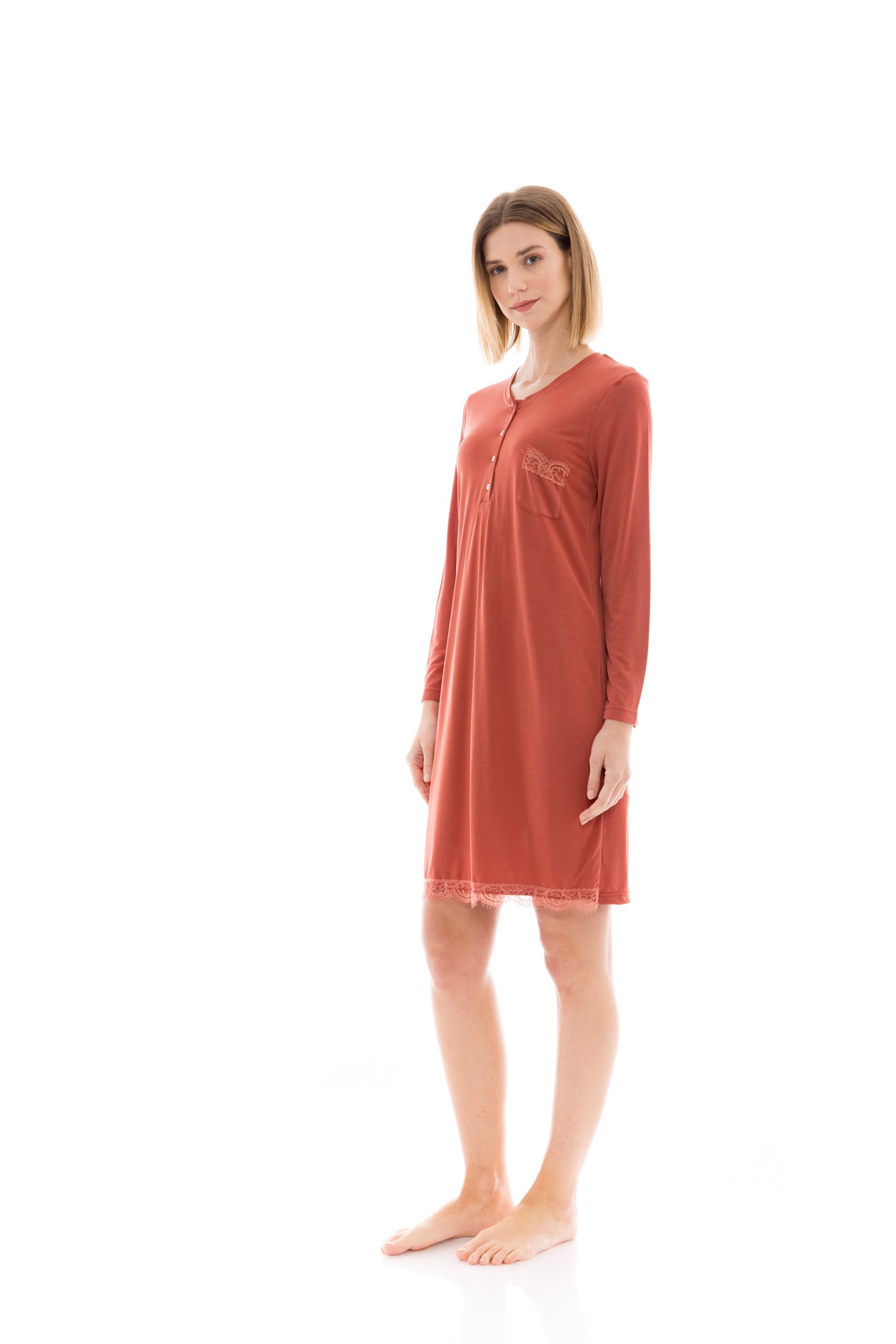 Pink Label - Nightgown Bronze Leaf