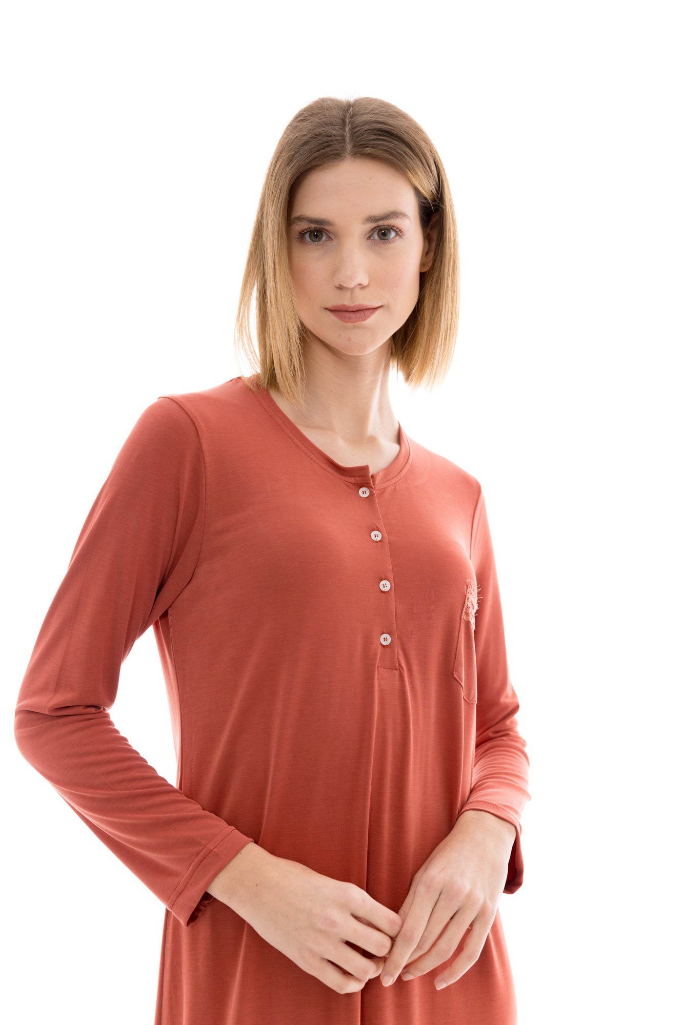 Pink Label - Nightgown Bronze Leaf
