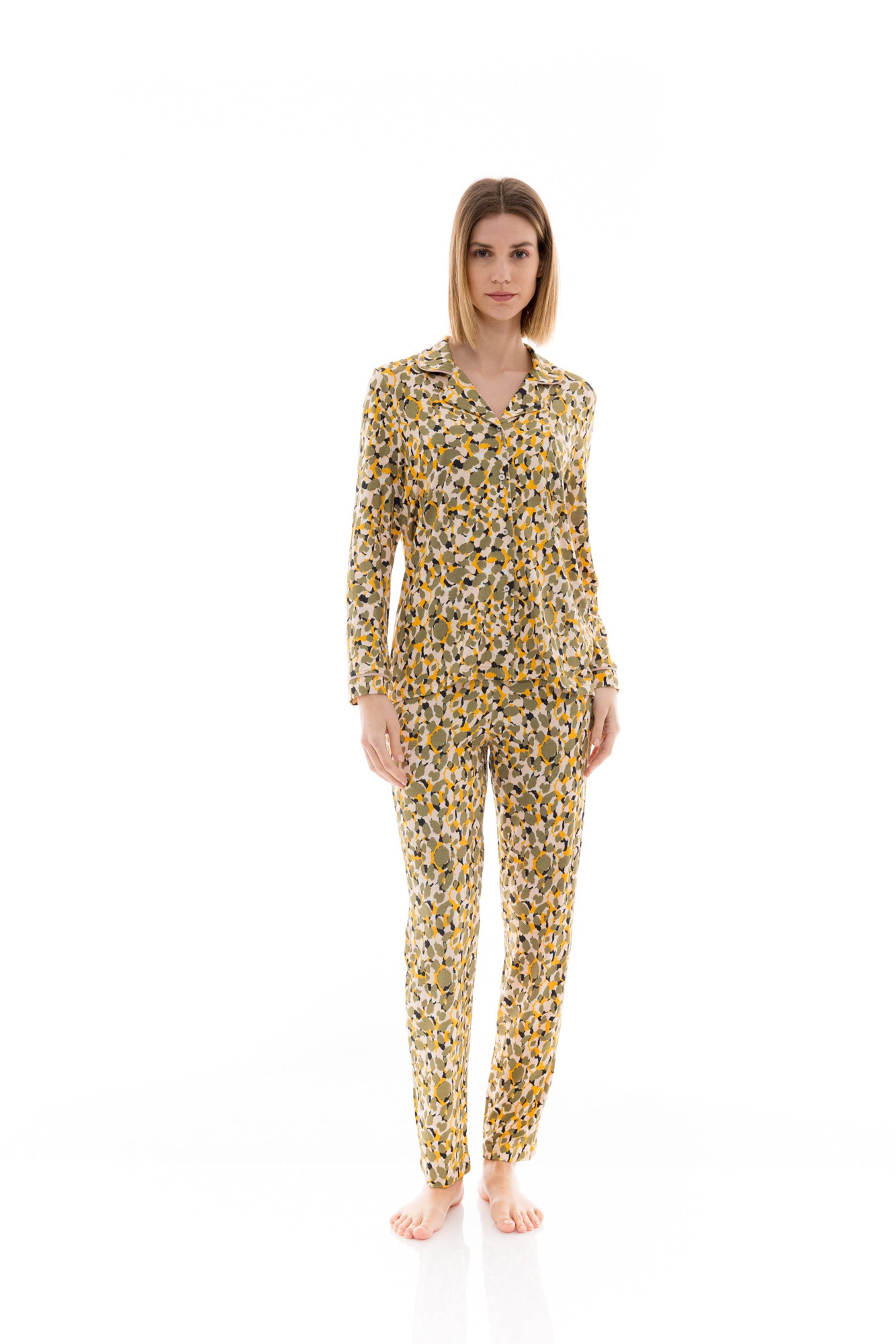 Pink Label - Pyjama Buttoned Nature