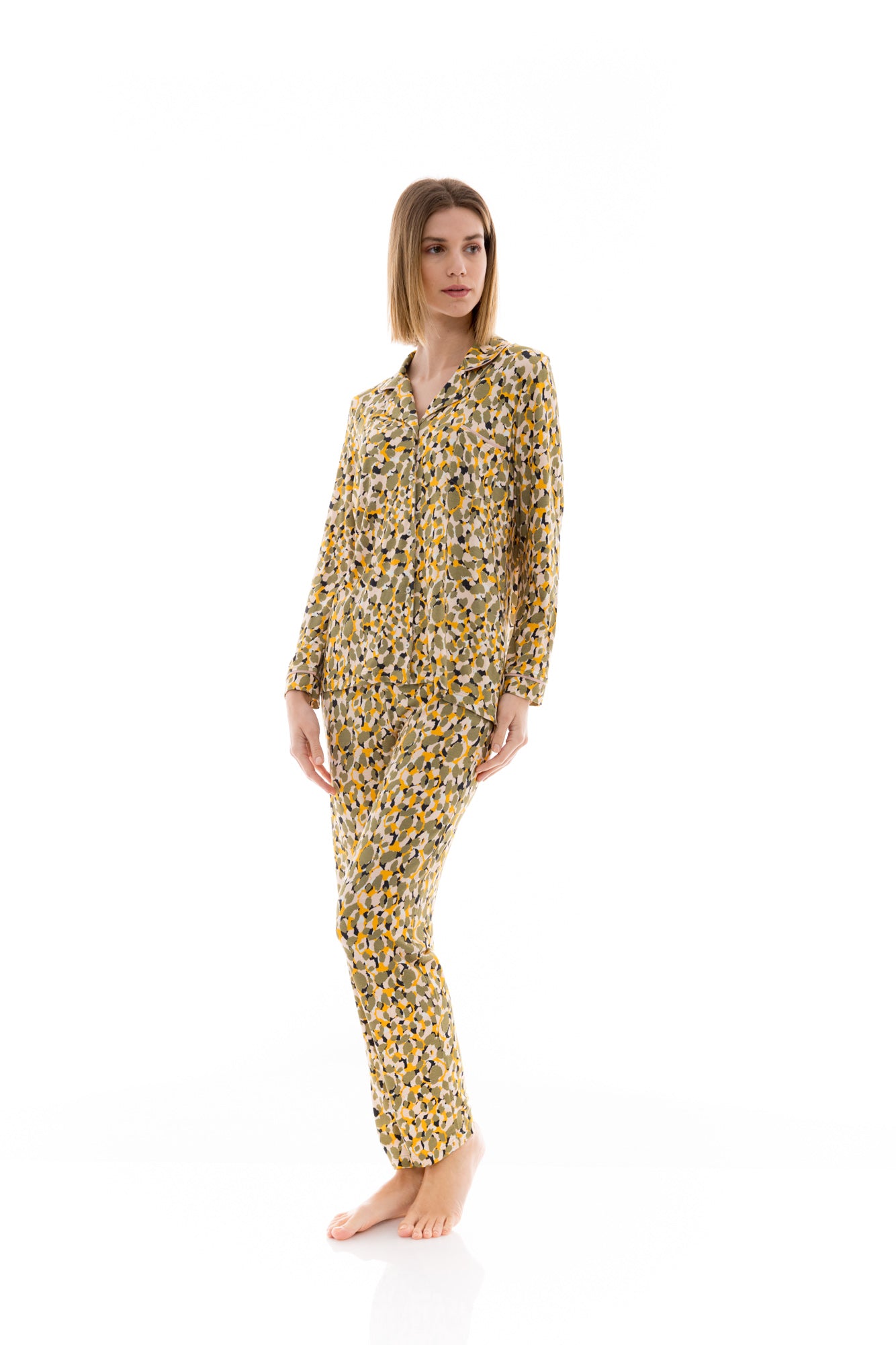 Pink Label - Pyjama Buttoned Nature