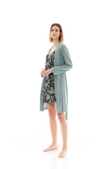 Pink Label - Nightgown Set 2Pcs Mint Night