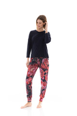 Pink Label - Pyjama Magenta Flower