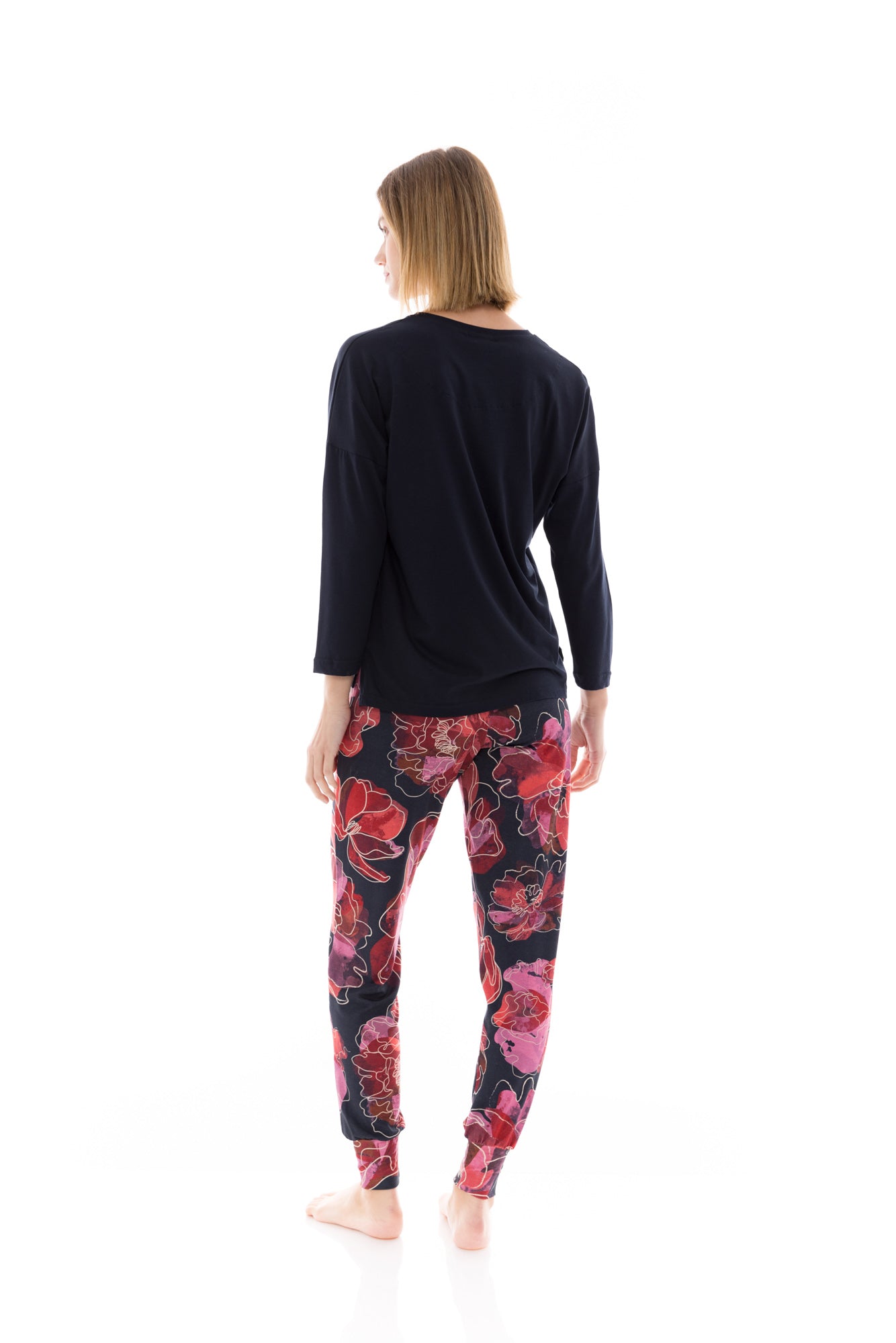 Pink Label - Pyjama Magenta Flower