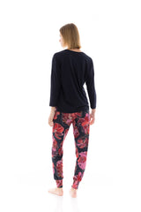 Pink Label - Pyjama Magenta Flower