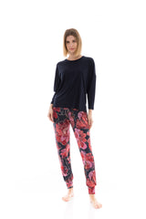 Pink Label - Pyjama Magenta Flower