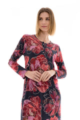 Pink Label - Nightgown Magenta Flower