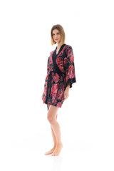 Pink Label - Nightgown Set 2Pcs Magenta Flower