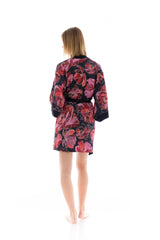 Pink Label - Nightgown Set 2Pcs Magenta Flower