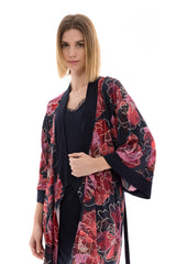 Pink Label - Nightgown Set 2Pcs Magenta Flower