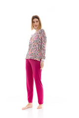Pink Label - Pyjama White Leo