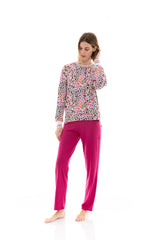 Pink Label - Pyjama White Leo