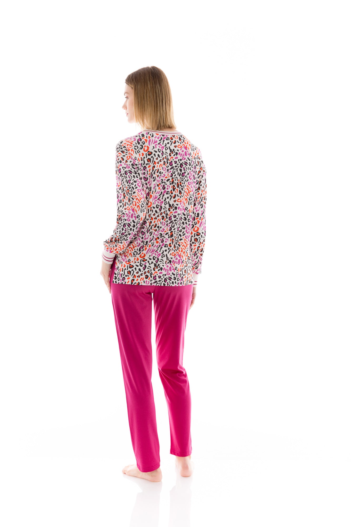 Pink Label - Pyjama White Leo