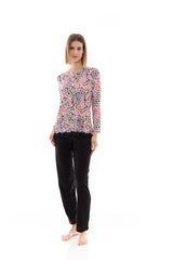Pink Label - Pyjama White Leo