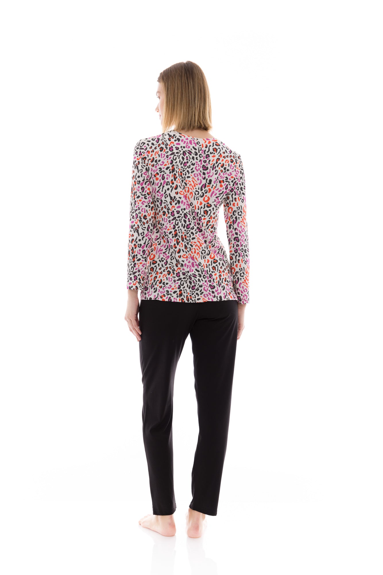Pink Label - Pyjama White Leo